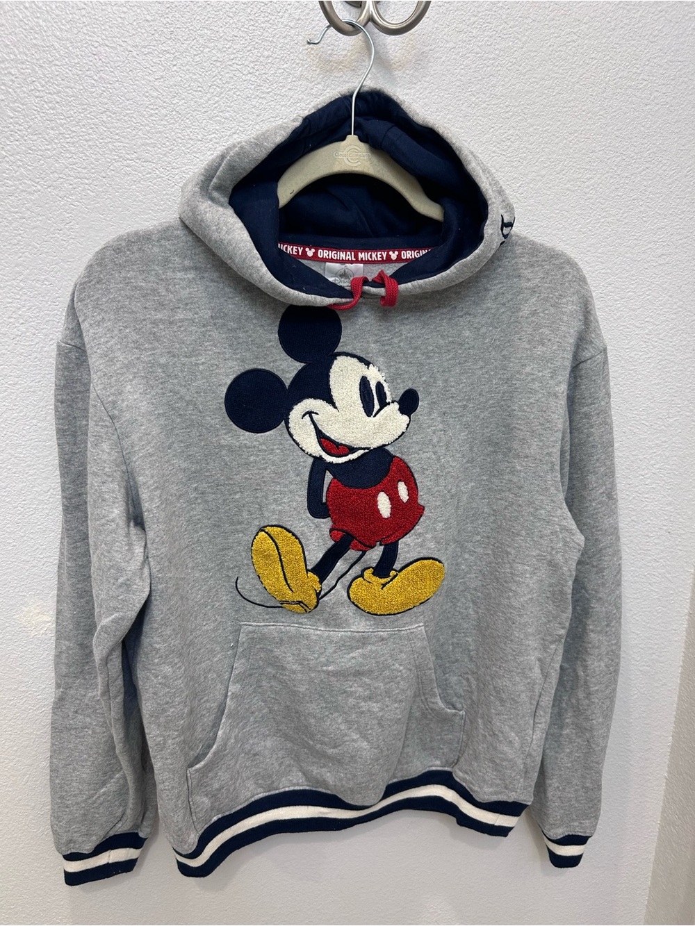 Disney Mickey Mouse Gray Pullover Hoodie